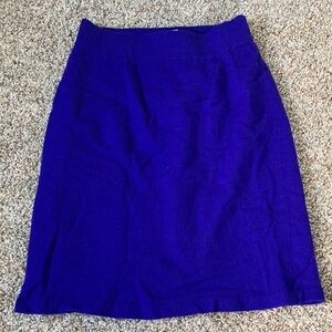 Vintage 100% Wool Knee Length Pencil Skit Size Small